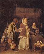 TERBORCH, Gerard The Letter Sweden oil painting artist